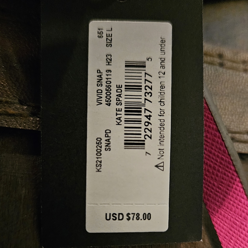 Kate Spade Pink and Gold Bow Belt - Picture 4 of 7